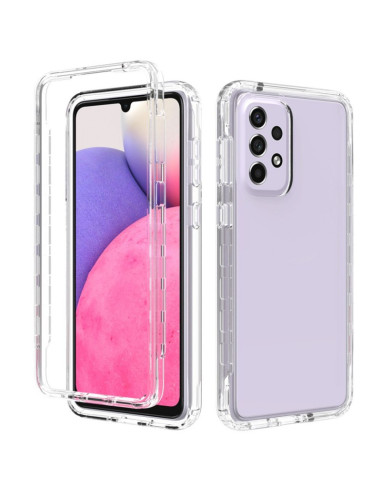 Samsung A33 5G Heltäckande Premium 3D Skal 3in1 ThreeSixty Clear
