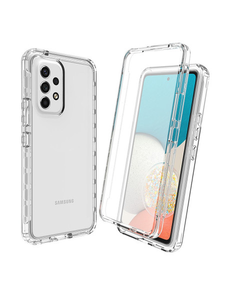 Samsung A53 Heltäckande Premium 3D Skal 3in1 ThreeSixty Clear