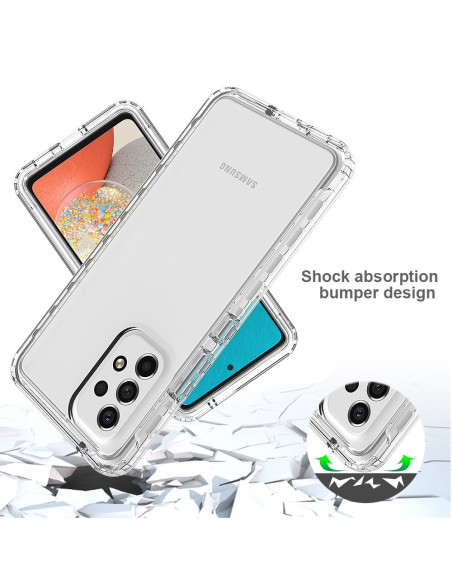 Samsung A53 Heltäckande Premium 3D Skal 3in1 ThreeSixty Clear