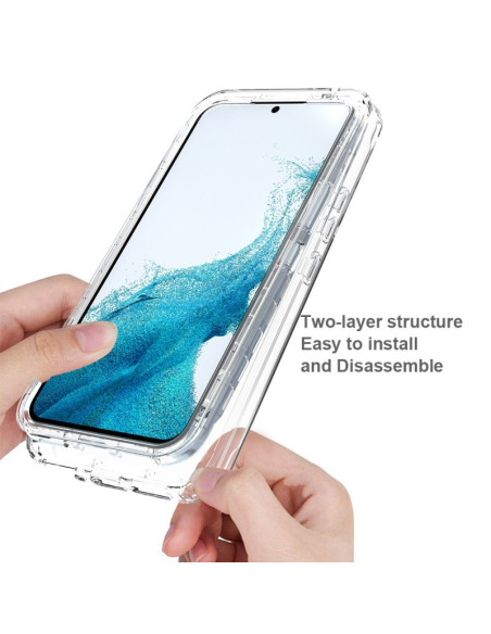 Samsung A25 Heltäckande Premium 3D Skal 3in1 ThreeSixty Clear