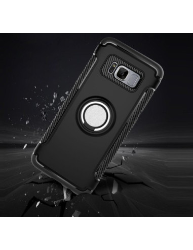 Samsung S8 Plus Praktisk Stöttåligt Skal med Ringhållare V2