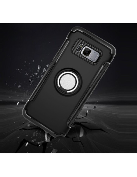 Samsung S8 Plus Praktisk Stöttåligt Skal med Ringhållare V2