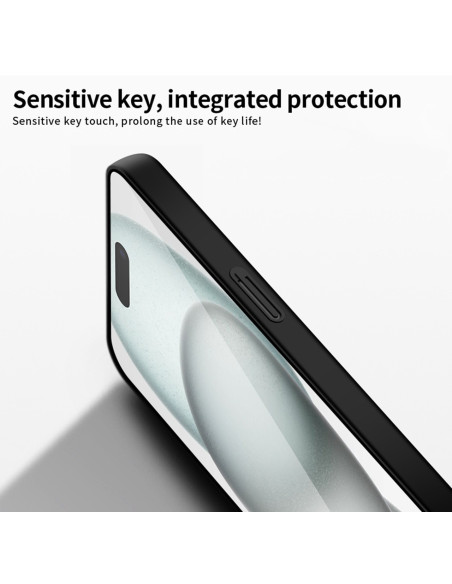 iPhone 16 Plus Ultratunt Mattsvart Skal Basic V2