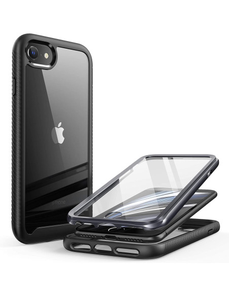 iPhone 7 / 8 / SE (2020 &amp; 2022) Heltäckande Premium 3D Skal ThreeSixty