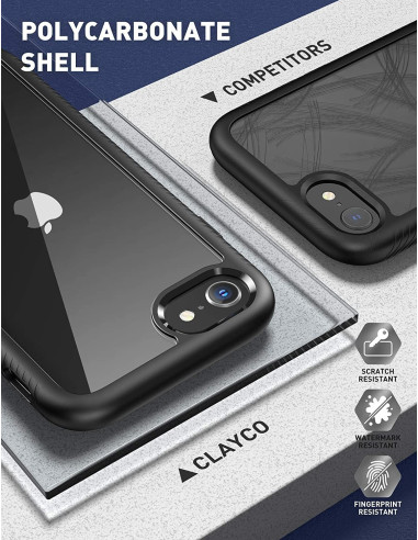 iPhone 7 / 8 / SE (2020 &amp; 2022) Heltäckande Premium 3D Skal ThreeSixty