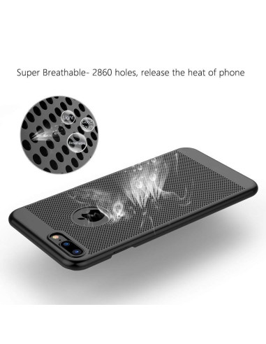 iPhone 7 Plus Stötdämpande Ultratunn Gummibelagd Skal Breeze