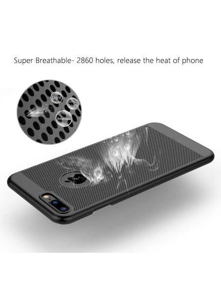 iPhone 7 Plus Stötdämpande Ultratunn Gummibelagd Skal Breeze
