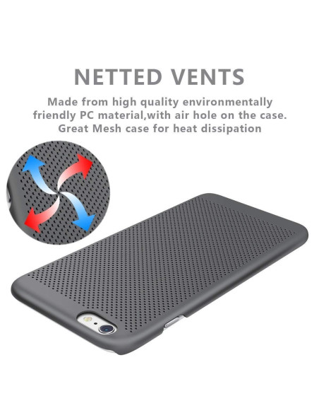 Detaljvy av Huawei P20 skalets ventilationshål för värmeavledning