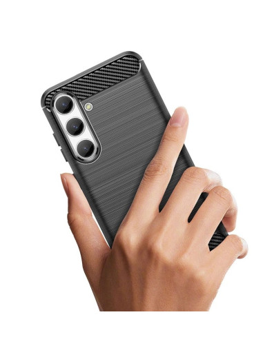 Samsung S24 FE Stöttåligt Skal SlimCarbon