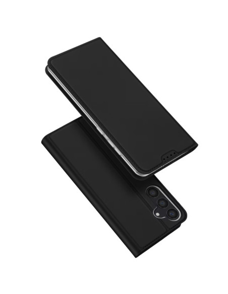 Svart mobilskal för Samsung S24 FE, stängt med slät yta och detaljerad design