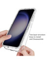 Samsung S24 FE Heltäckande Premium 3D Skal 3in1 ThreeSixty Clear