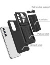 Samsung S24 FE Stöttåligt Skal Kickstand &amp; Kortfack ThinArmor V3