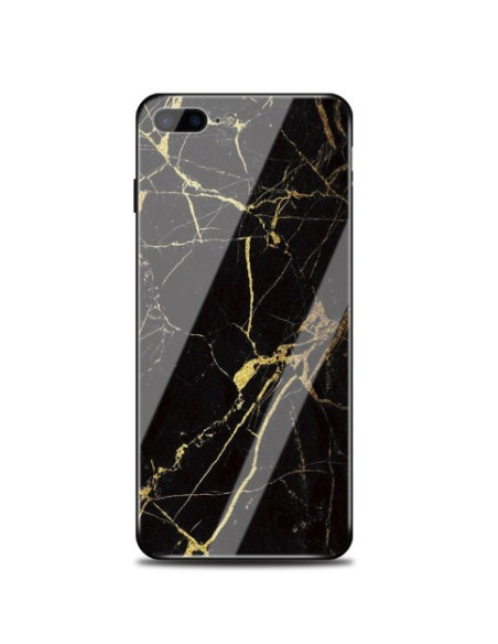 iPhone 7 Marmorskal 9H Härdat Glas Baksida Glassback