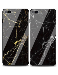 iPhone 7 Plus Marmorskal 9H Glas Baksida Glassback