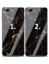 iPhone 7 Plus Marmorskal 9H Glas Baksida Glassback