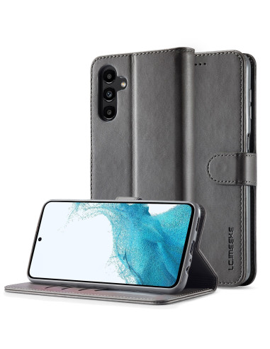 LC.IMEEKE Plånboksfodral Samsung S24 FE - Grå