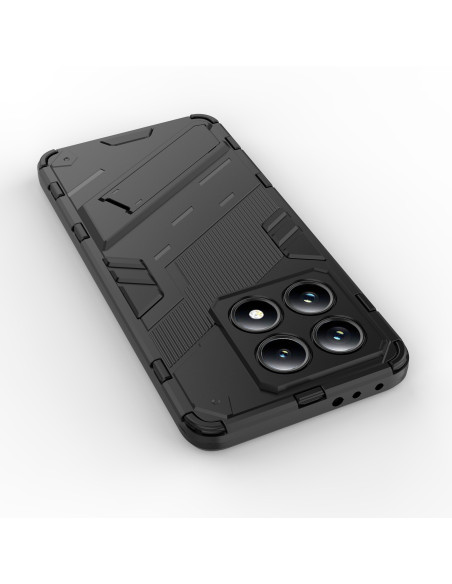 Xiaomi 14T Stöttåligt Skal med Kickstand ThinArmor V2 - Svart