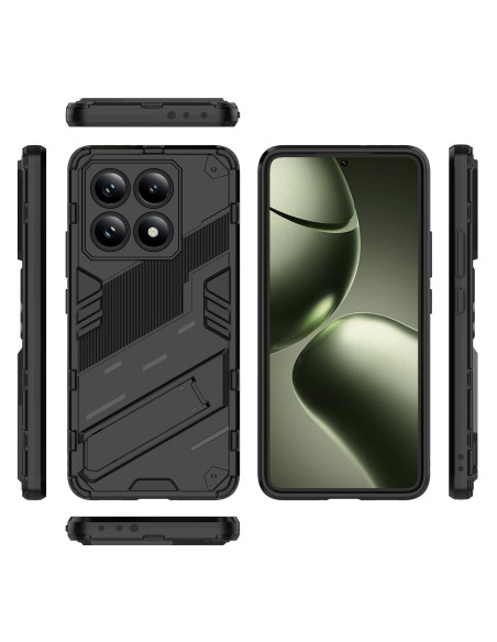 Xiaomi 14T Stöttåligt Skal med Kickstand ThinArmor V2 - Svart
