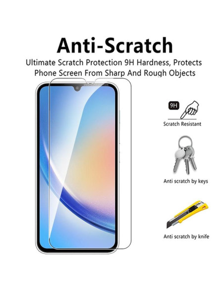 Samsung A16 5G Härdat glas 0.26mm 2.5D 9H