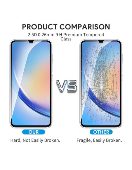 Samsung A16 5G Härdat glas 0.26mm 2.5D 9H