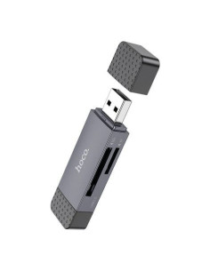 Minneskortläsare HOCO USB A 2.0 HB45 - Grå