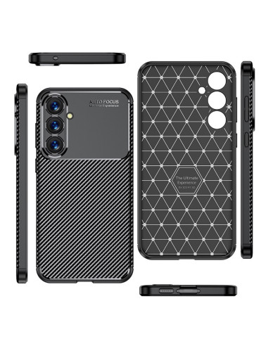 Samsung S25 Stöttåligt Slimmat Skal FullCarbon V4