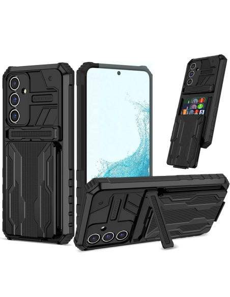 Samsung S25 Plus Stöttåligt Skal Kickstand &amp; Kortfack ThinArmor V3
