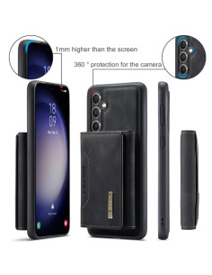 8-FACK Samsung S25 Plus Stöttåligt Skal med Magnetisk Korthållare DG.MING Detach