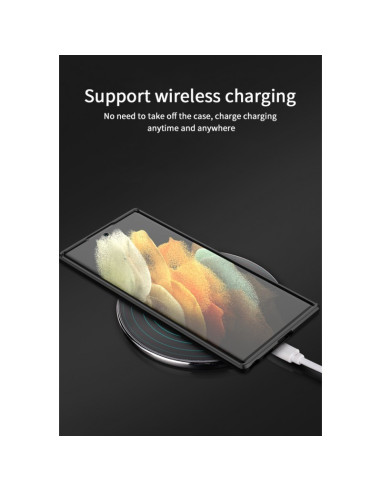 Samsung S25 Ultra Stöttåligt Skal med Kickstand ThinArmor V2 - Svart