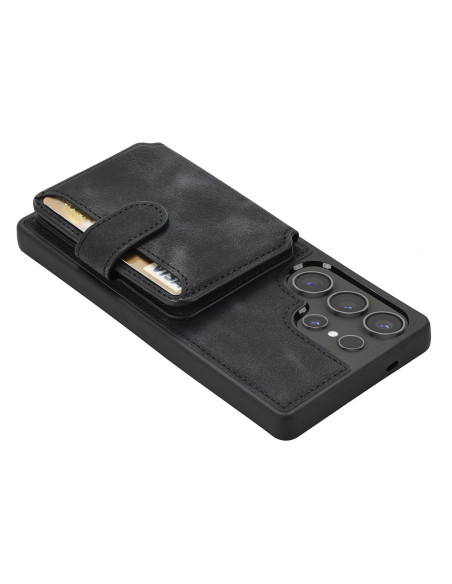 Samsung S25 Ultra Stöttåligt Premium Skal RFID 7-FACK Solid V6 Nordcell™ svart