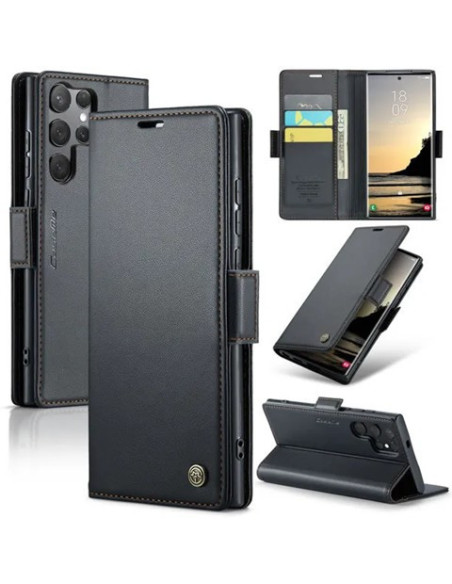 CaseMe Skin Pro Fodral Samsung S25 Ultra - Svart