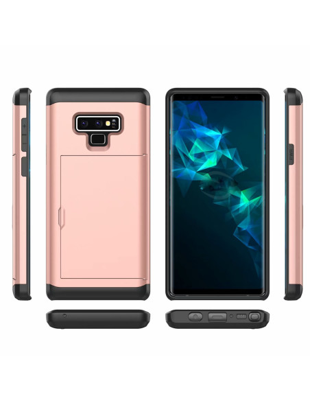 Samsung Note 9 Stöttåligt Skal Kortfack StreetWise