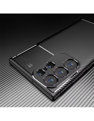 Samsung S25 Ultra Stöttåligt Slimmat Skal FullCarbon V4