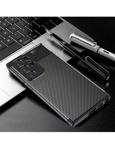 Samsung S25 Ultra Stöttåligt Slimmat Skal FullCarbon V4
