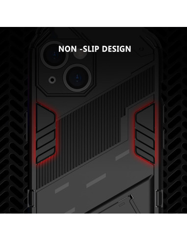 iPhone 16 Pro Stöttåligt Skal med Kickstand ThinArmor V2 - Grön