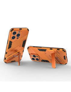 iPhone 16 Pro Max Stöttåligt Skal med Kickstand ThinArmor V2 - Orange 2
