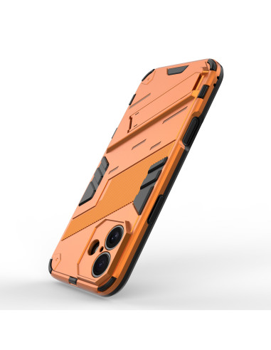 iPhone 16 Stöttåligt Skal med Kickstand ThinArmor V2 - Orange