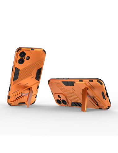 iPhone 16 Stöttåligt Skal med Kickstand ThinArmor V2 - Orange