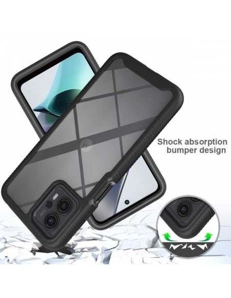 Motorola Moto G55 Heltäckande Premium 3D Skal ThreeSixty