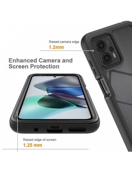 Motorola Moto G55 Heltäckande Premium 3D Skal ThreeSixty