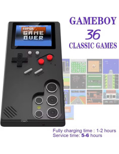 Samsung S25 Ultra Klassisk Gameboy Skal Färgskärm | 36st Små Spel 2