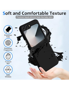 Tunt Mattsvart Skal Samsung Galaxy Z Flip6 2