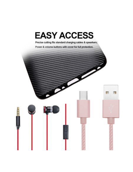 OnePlus 3/3T Stöttåligt Skal FullCarbon® V2