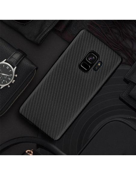 Samsung Galaxy S9 Stöttåligt Skal FullCarbon V2