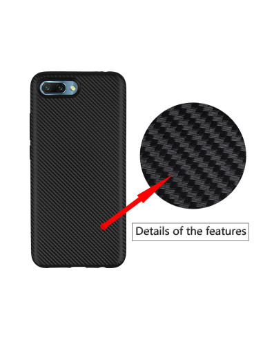 Huawei Honor 10 Stöttåligt Skal FullCarbon V2