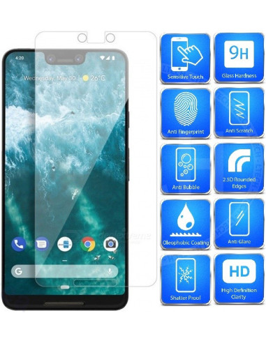 2-PACK Google Pixel 3 XL Härdat glas 0.26mm 2.5D 9H