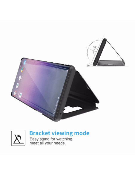 Samsung Note 9 Smart Flipfodral Clear View Standing V2 Rocket