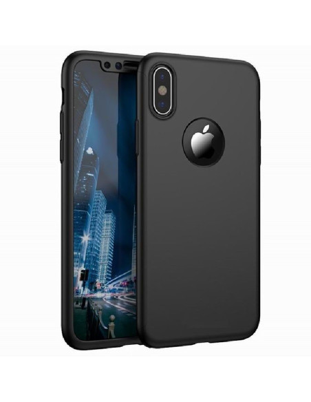 iPhone XS | 360° 3in1 FullCover Skal + 0.26mm 9H Glas