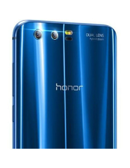 Närbild av Honor 9 med kamera linsskydd applicerat