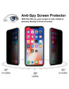 2-PACK iPhone 7 Plus Privacy Härdat glas 0.26mm 2.5D 9H